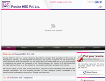Tablet Screenshot of precisehrd.com